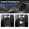 Centre Console Organiser Armrest Storage Box Tray For Jeep Avenger EV 2023 2024 Glove Box Interior Accessories