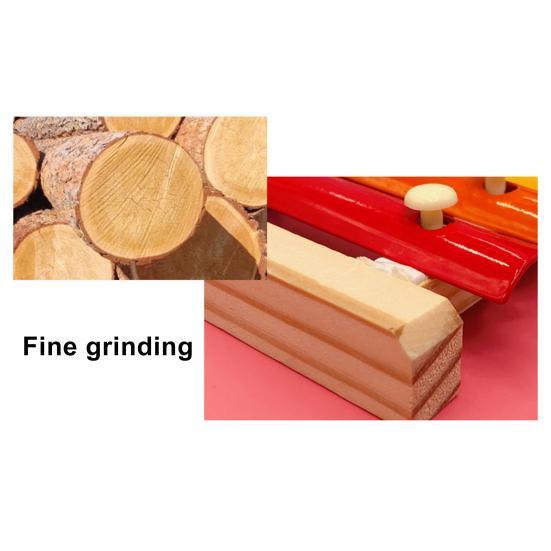 8-нотный деревянный игрушечный ксилофон с 2 молоточками, цветные металлические клавиши, ксилофон для малышей, обучающий ударный музыкальный инструмент, игрушка