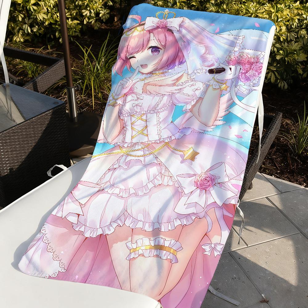 Игровое полотенце Saratoga Azur Lane Спортивное Быстросохнущее Туристическое Снаряжение для Кемпинга Песозащитное Мягкое Легкое Большое Пляжное Полотенце