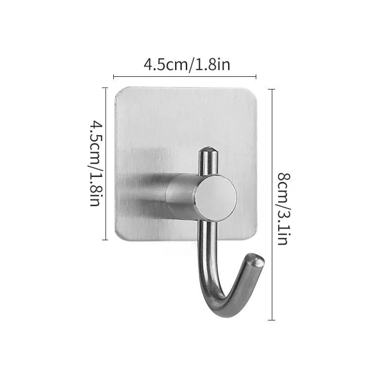 Крючки для настенного крепления, сантехника, фурнитура для ванной комнаты, крючки для халатов, алюминиевый многоцелевой органайзер для дома, держатель для полотенец и ключей