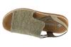 Rieker Sandals 62741, Womens green Sandals