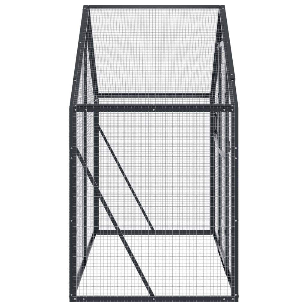 Aviary Anthracite 179 x 100 x 185 cm Aluminum