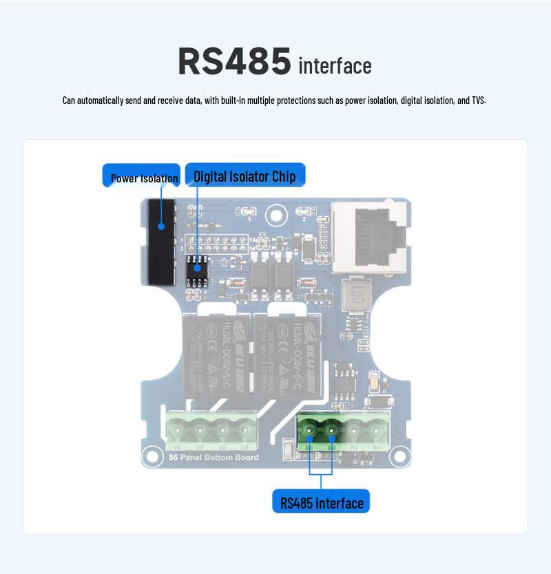 ESP32-P4 Dev Board: 4" IPS Touchscreen IoT Smart Box with WiFi, Bluetooth, RS485, and Relay