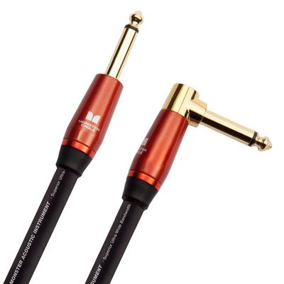 MONSTER CABLE Инструментальный кабель для акустической гитары Длина кабеля 12 футов Прямой разъем XL M 600557 ACST2-12A []