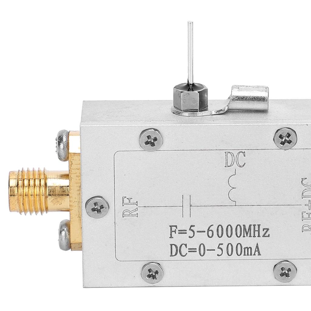 RF Block Bias 5-6000MHz Biaser Алюминиевый сплав Электронные компоненты Промышленные поставки