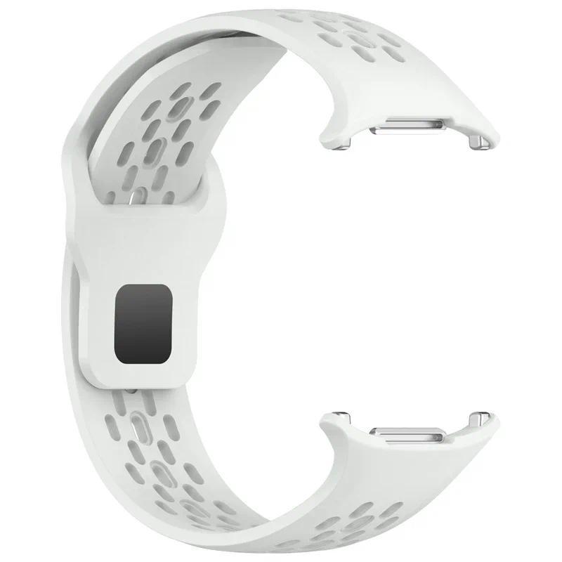 Спортивный силиконовый ремешок для Samsung Watch Ultra 2025 47 мм Дышащий мягкий браслет Ремешок для часов Galaxy Watch Ultra 7 47 мм Correa