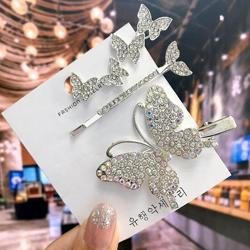 Модная заколка для волос Matel для женщин 2021, заколка для волос с геометрическим рисунком для девочек, заколка для волос с бантом и бабочкой, головные уборы, аксессуары для волос, подарок