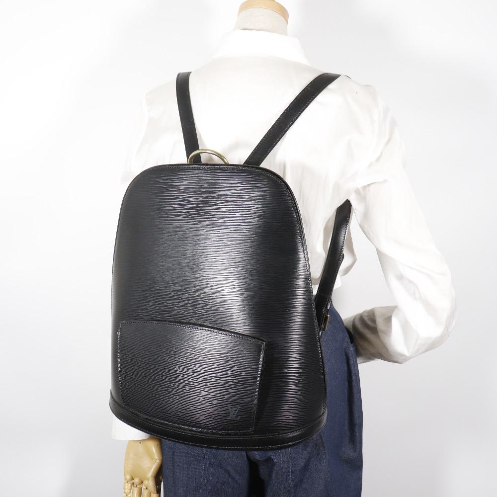 LOUIS VUITTON Gobelins Backpack Daypack M52292 Noir black Epi Leather Women Used