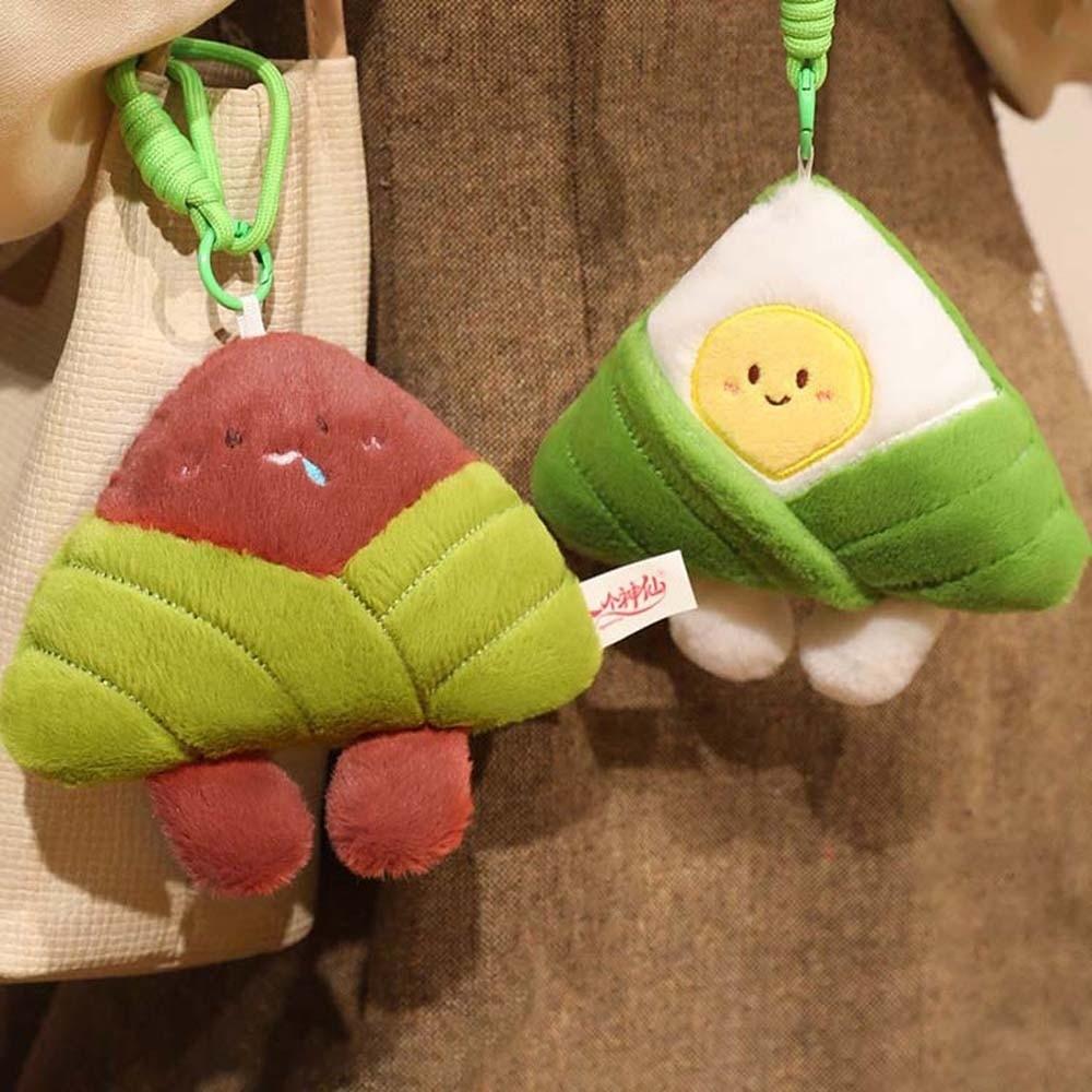 Ultra-Soft Velvet Cartoon Zongzi Plushie Dragon Boat Festival Doll  Bedside Comfort Toy