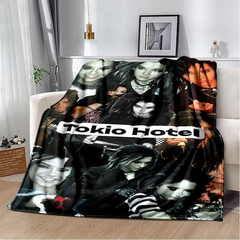 Bill Tom Kaulitz Tokio Hotel Rock Band 2025 New Style Blanket,Soft Throw Blanket for Home Bedroom Bed Sofa Cover Kids Gift Cover