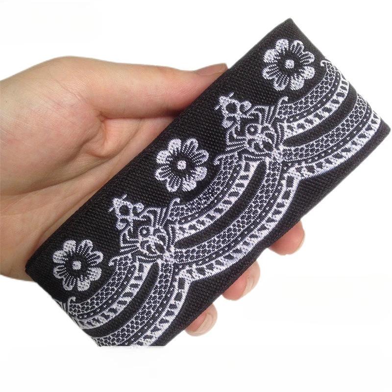 5cm Width 7Yard Vintage Ethnic Embroidery Style Ribbon DIY Clothes Bag Accessories Embroidered Applique Sewing Craft Fabric