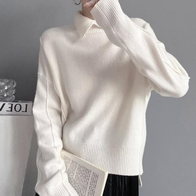 Мужская зимняя осенняя трикотажная водолазка свитер топ блузка нижнее белье майки для женщин корейская одежда пуловеры работа