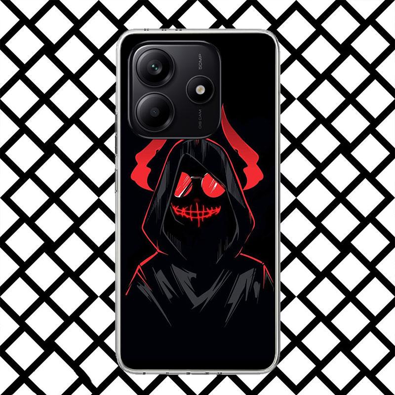 Чехол для телефона в стиле аниме "Плохой парень-дьявол" для Xiaomi Redmi Note 15 14 14S 13 12 12S 11 Pro Plus 11E 11T 11S 10S 5G Мягкий чехол Fundas Redmi
