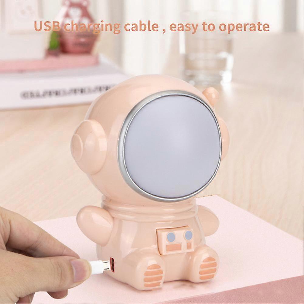 Table Lamp Usb Powered Three Light Modes Astronaut Usb Rechargeable Portable Who
