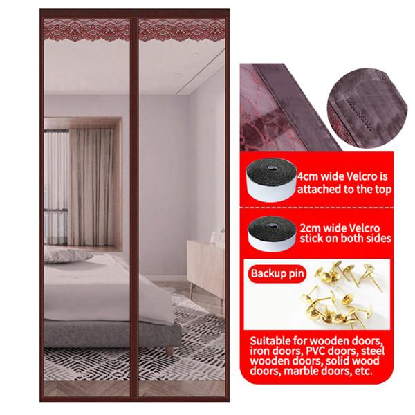 Занавеска для двери, окна, летняя антимоскитная сетка, защита от насекомых, летающих насекомых, дверная сетка, занавеска на липучке, сетка, декор для двери