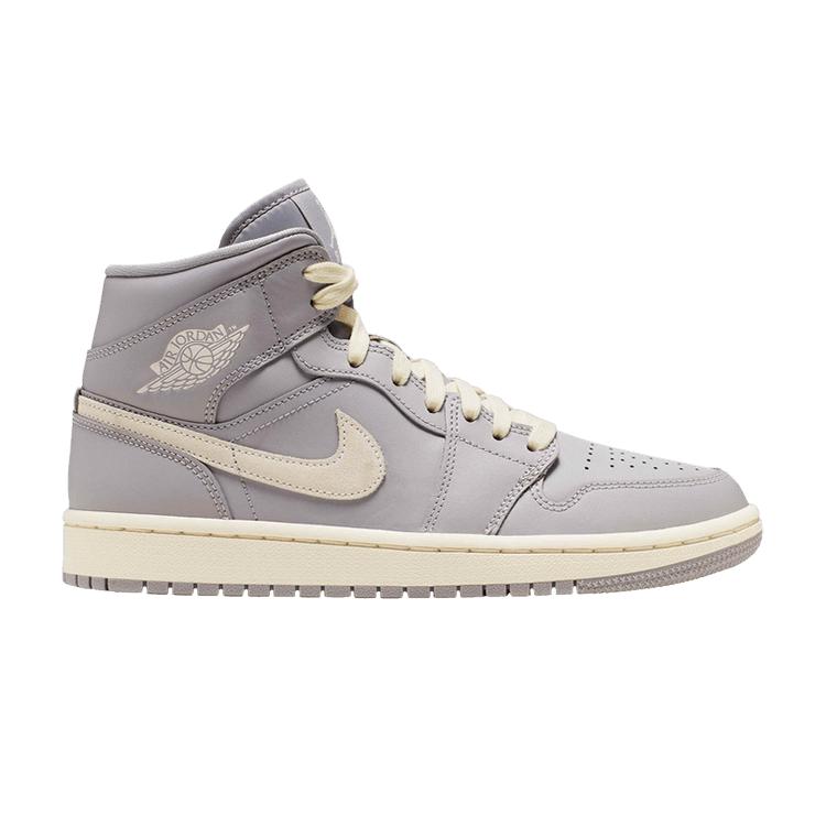 Jordan 1 Mid Atmosphere Grey Pale Ivory (Women's)