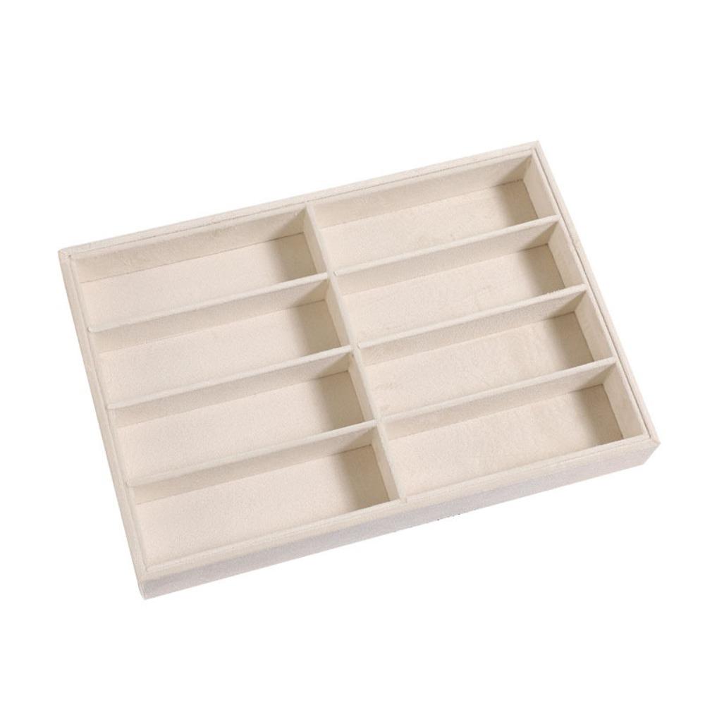 Stackable Sunglass Organizer Beige Grey Eyeglass Display Tray New Glasses Holder for Men Women