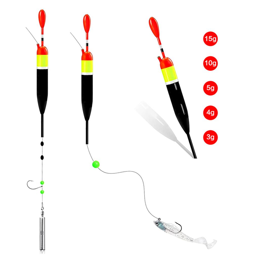 5 шт. скользящих поплавков для соленой пресноводной рыбалки, поплавки из бальсы, поплавки и поплавки, поплавки для ловли форели и краппи