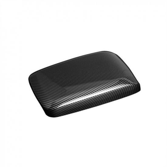 ABS Carbon Fiber Car Console Armrest Box Panel Cover For Benz A B CLA 2013-