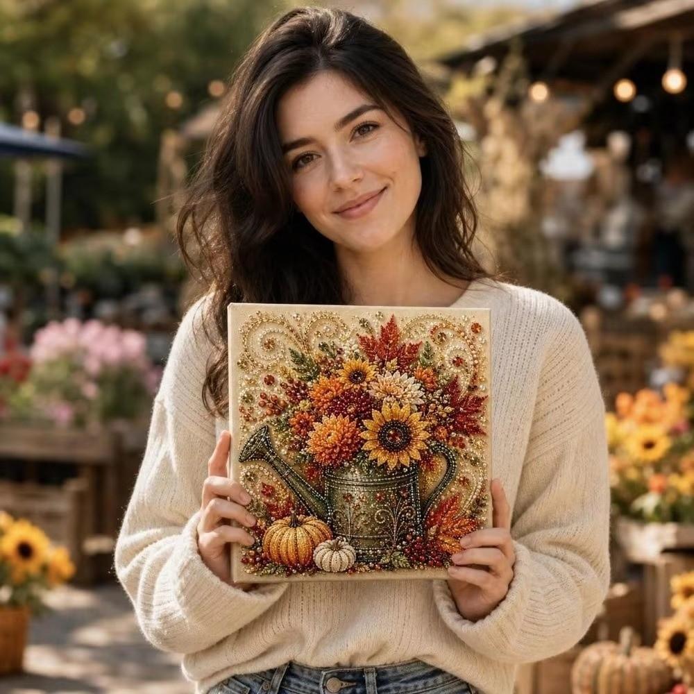 Handmade Pearl Painting Kit Sparkling Art Kit Art Kit Beaded Canvas Art Thanksgiving Gift