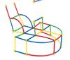 3D Straw Building Blocks for Kindergarten - Large Particles Construction Toy