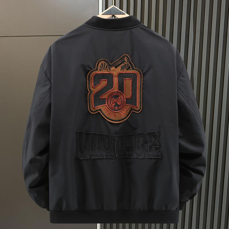 Plus Size 4XL-12XL Oversize Bomber Jackets for Men Outerwear Fashion Long Sleeve Short Coat