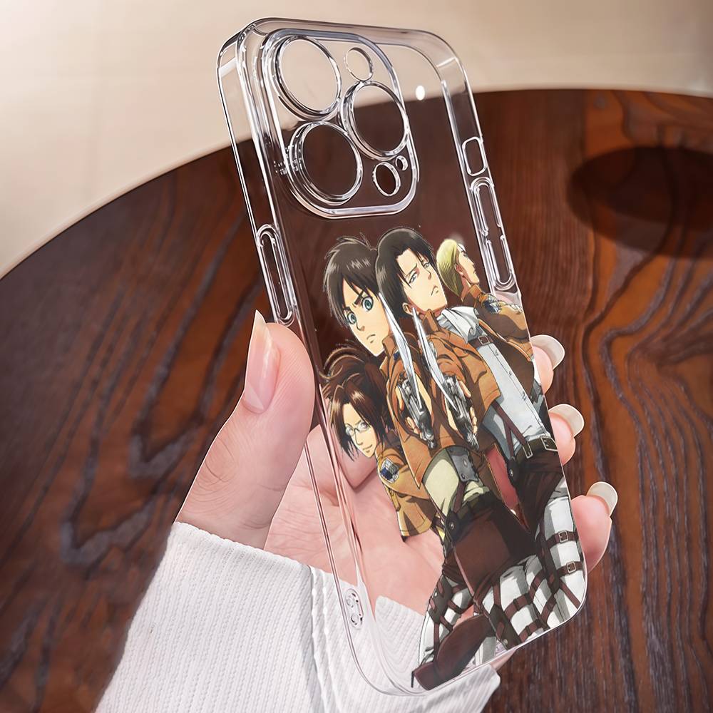 A-Attack O-On Titanes Phone Case TPU For IPhone 17 16 15 14 13 11 12 Pro Max Mini Plus Soft Transparent Soft