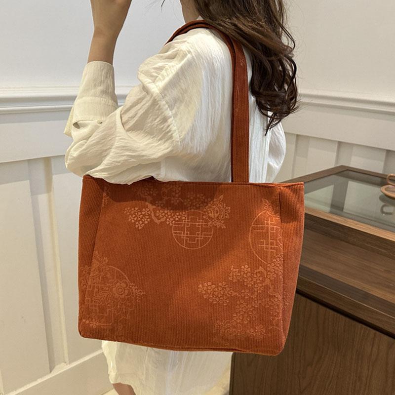 Вместительные сумки через плечо с цветочным принтом для женщин, повседневная холщовая сумка, универсальные женские сумки для покупок, новые модные сумки