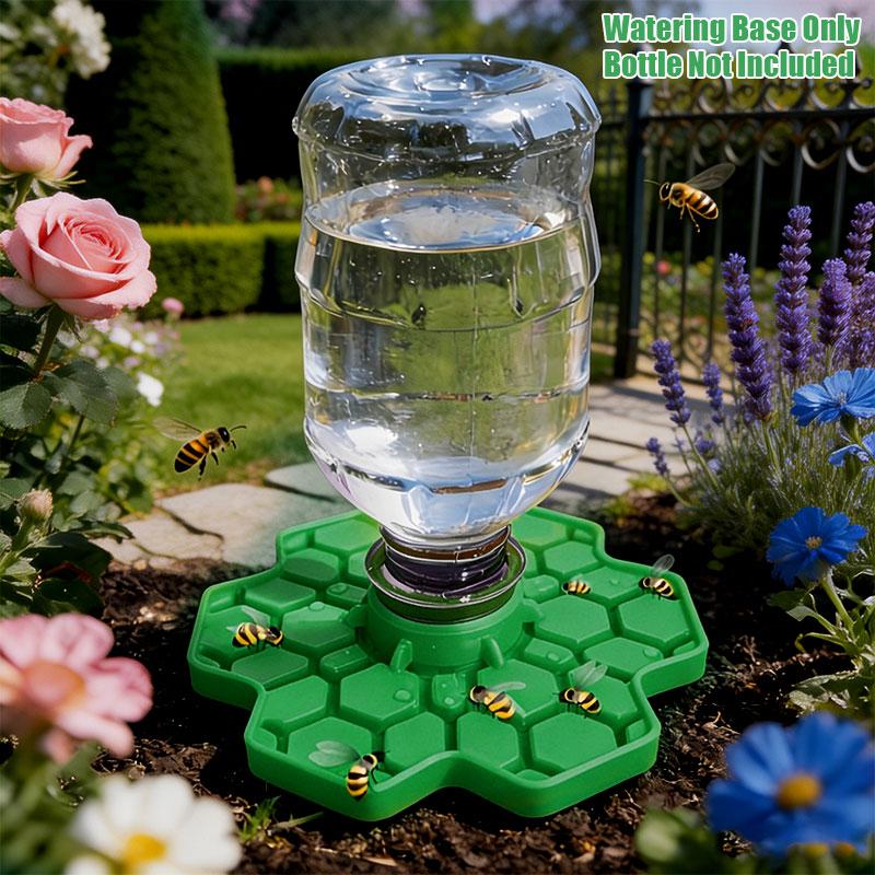 Bee Water Feeder with Perch Safe Honeybee Drinking Station for Garden Patio Beekeeping Supplies Small-Hole Honeycomb Tray