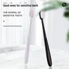 Ultra-Nano Soft Bristle Toothbrush with 10,000 Bamboo Charcoal Bristles for Gum Protection, Includes Independent Tube