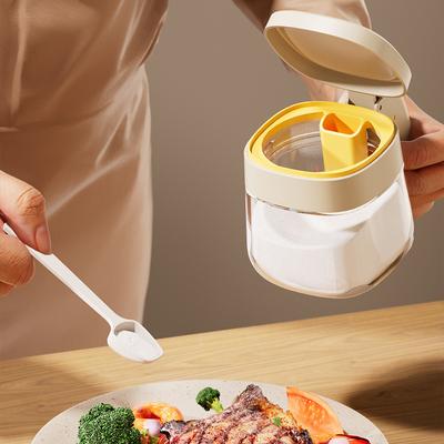 Бытовой, Бутылка для приправ с откидной крышкой, Кухня, Хранение куриного бульона, Банка для приправ, Банка для соли, Бытовой, Банка для приправ с ложкой