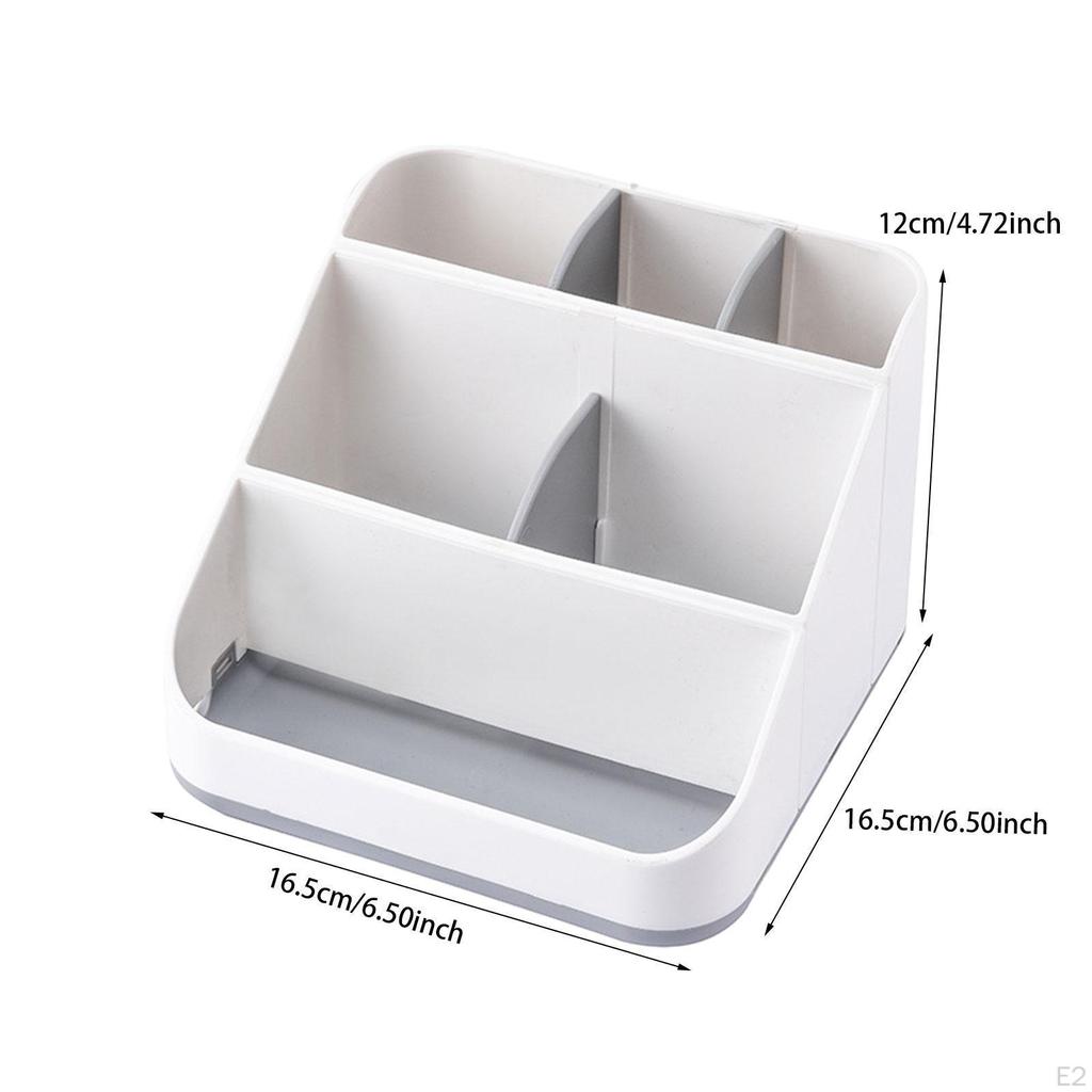 Органайзер для ванной комнаты, витрина для косметики, многофункциональная коробка для хранения косметики с 6 сетками