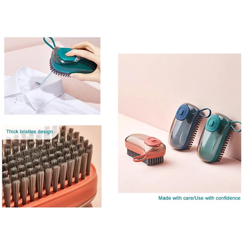 Многофункциональная портативная пластиковая щетка для чистки одежды, обуви, гидравлическая щетка для мытья, ручная чистка, кухня, ванная комната