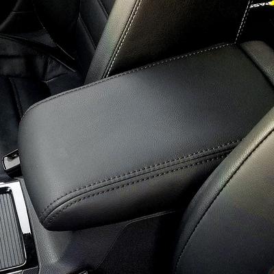 Мягкий кожаный чехол на подлокотник из микрофибры для VW Golf 6 MK6 2010 2011 2012 2013, подлокотник с центральным управлением автомобиля, поверхностная крышка, отделка