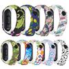 Спортивный ремешок для Xiaomi Mi Band 3 4 5, силиконовый ремешок на запястье для Mi Band 4, браслет в стиле граффити для Xiaomi Mi Band 6, аксессуар