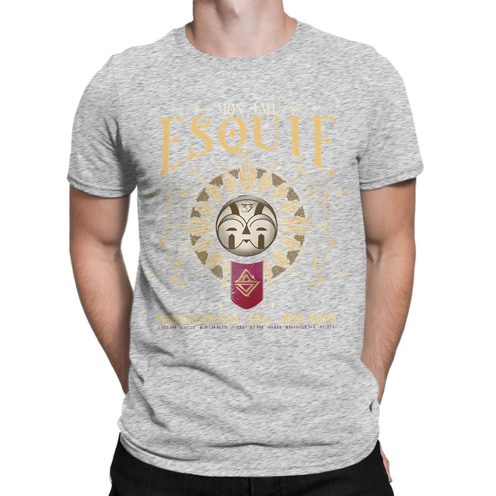 Clair Obscur Expedition 33 Tshirt For Unisex Main Character Leisure Cotton Tee Shirt Crew Neck Short Sleeve T Shirt Clothes