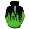 Factory Direct Supply Fashion Men Unisex Ink 3D Printing Casual Hoodie Large Outdoor Sports Loose Custom Couple Oversized Hooded