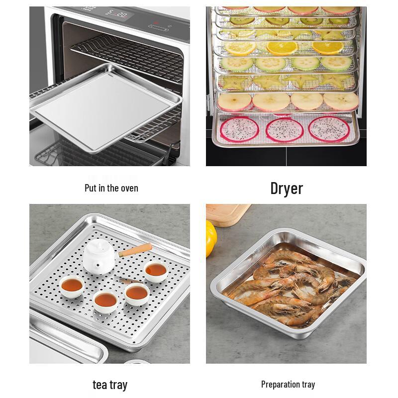 Youde 304 Stainless Steel Perforated Square Tray