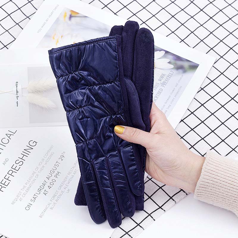 Велосипедные перчатки женские зимние милые студенческие плюс бархатные теплые утепленные женские перчатки для защиты от холода в японском стиле