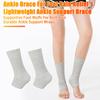 1/2Pairs Bamboo Foot Sleeves Ankle Brace Compression Socks Foot Pain Relief Pressure Relief Lightweight Foot Muffs Protective Gear