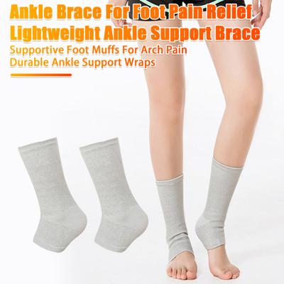 1/2 пары бамбуковых носков для ног, компрессионные носки для снятия боли в ногах, облегчения давления, легкие защитные муфты для ног
