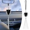 OMJS5 1pcs Car Pendant Accessory Interior Rear View Mirror Decor Auto Emblem Ornament for Mercedes Benz AMG A B C E G W212 W213 W214