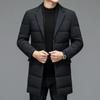 Remove Fashion Scarf  Down Warm Fashion Winter Suit Collar Down Jacket  Men's Coat Plus Size
