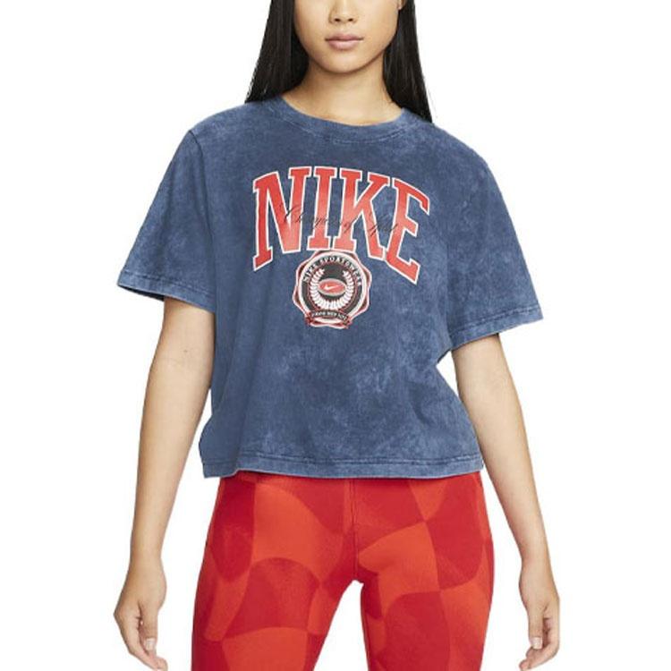Nike T Shirt Women's Light Ocean Blue DR9010-451