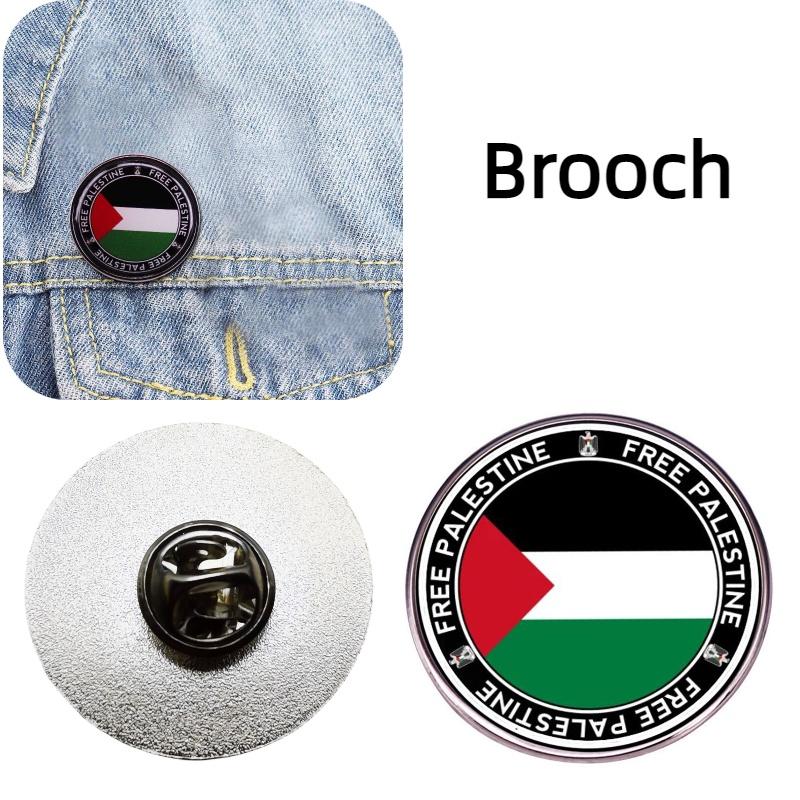 Палестинский флаг значок из сплава ювелирное изделие для мужчин и женщин европейско-американский стиль