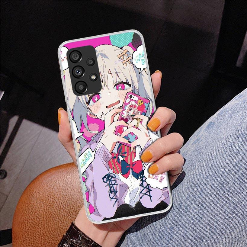 Милый Аниме Девушка INS Чехол для Телефона Для Samsung Galaxy A17 A16 A15 A14 A13 A57 A56 A55 A54 A53 A37 A36 A35 A34 A33 A26 A25 A24 A23 Ga