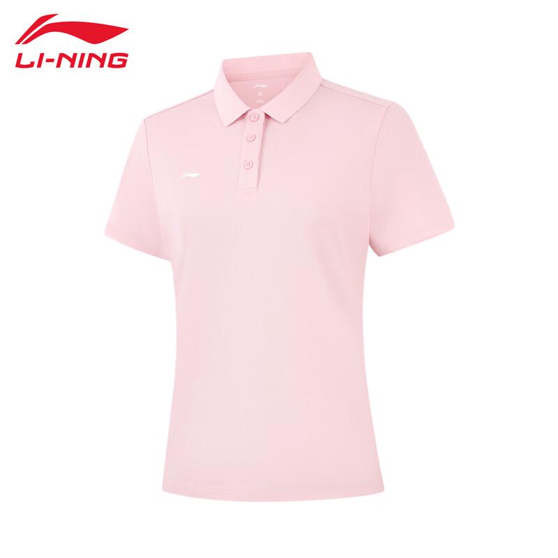 Li-Ning Универсальная мягкая женская футболка-поло с коротким рукавом 2026