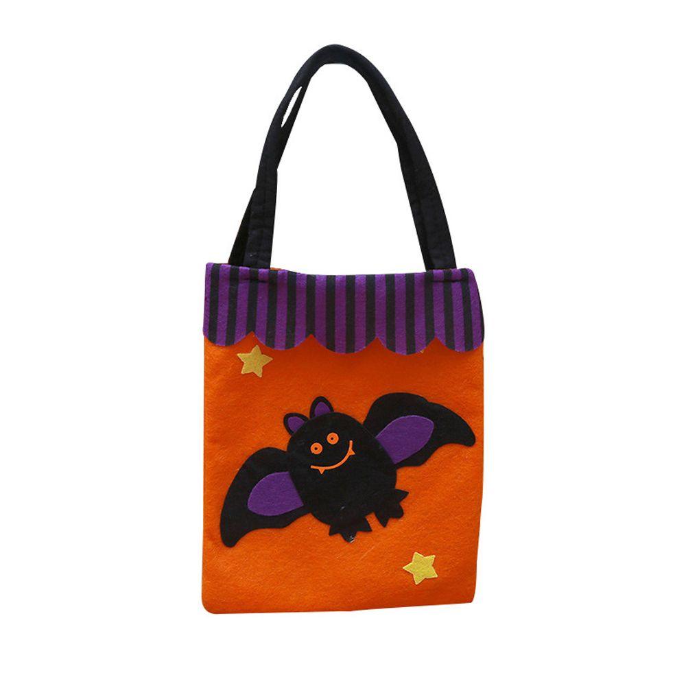 Halloween Decoration Props Trick Or Treat Non-woven Bag Gift Pouch Tote Bag Halloween Candy Bag