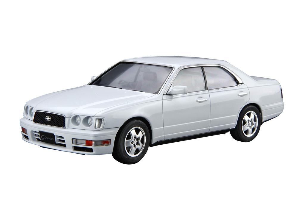 Aoshima Bunka Kyozai Серия Модель автомобиля Nissan Y33 Gran Turismo Ultima 1995 Пластиковая модель 1/24 №95 Cedric/Gloria