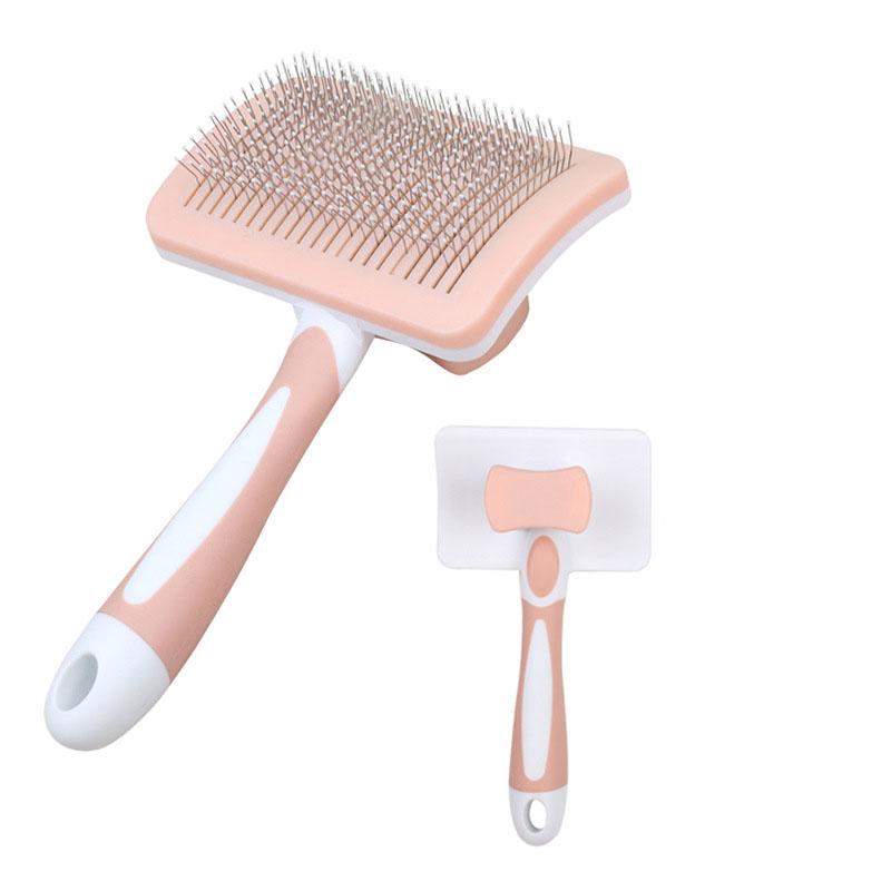 Pet Hair Shedding Comb Dog Cat Brush Grooming Long Hair Indoor Cats Brush Hair Remover Cleaning Beauty Slicker Pet Supplies